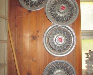 just a sample of MANY hubcaps