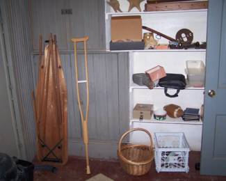 WOODEN IRONING BOARD & MORE