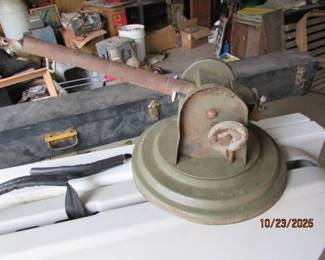 B&B Anti aircraft cannon with spring loaded projectile firing.Adjustable turret and elevator