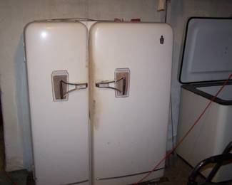 OLD KELVINATOR DOUBLE FRIDGE