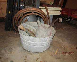 Copper tubing and metal items