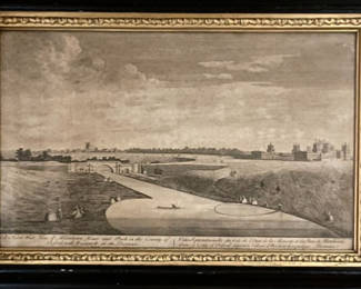 Blenheim Palace engraving 