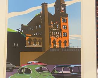 James Craig English
Main Street Station 
silk screen 7/80