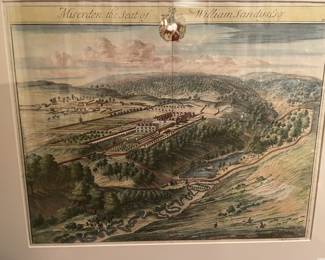 "Miserden the Seat of William Sandys, Esq.” , created by the Dutch artist Johannes Kip and published in 1712.