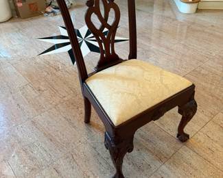 Set of 8 Mahogany Chippendale Dining Chairs