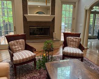 Pair of Chairs by Mark Hampton for Hickory Chair Company