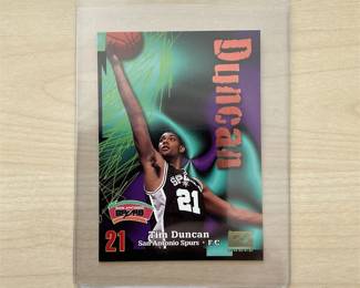 1998 Skybox Z force #21 Tim Duncan Rookie