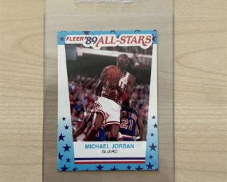 1989 Fleer Sticker #3 Michael Jordan