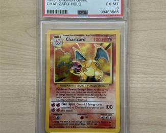 1999 Pokemon Holo #4 Charizard PSA 6 Very Rare