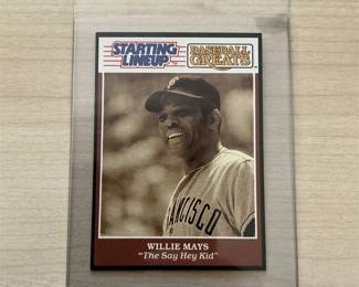 1989 Kenner Starting Lineup Baseball Greats Willie Mays