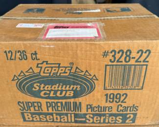 1992 Stadium Club Baseball Super Premium Case Series 2 (12 boxes)