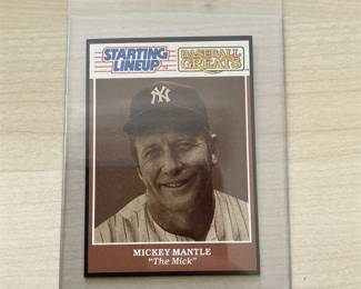 1989 Kenner Starting Lineup Baseball Greats Mickey Mantle