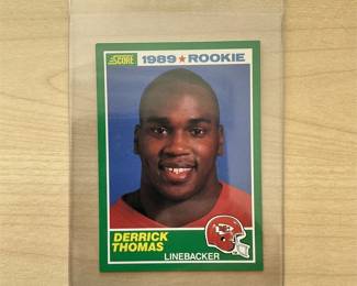 1989 Score #258 Derrick Thomas Rookie