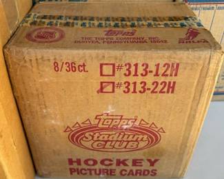 1992 Topps Stadium Club Hockey Series 2 Case (8 boxes) - Gretzky, Factory Sealed