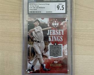 2018 Diamond Kings Ted Williams Game Used Jersey Holo-Gold /10 Graded CGC 9.5