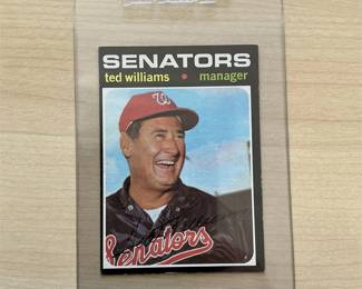 1971 Topps #380 Ted Williams