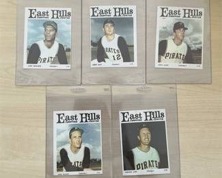 1966 East Hills Shopping Center Pittsburgh Pirates Lot of (5) Law, May, Alley