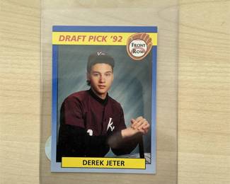 1992 Front Row Draft Picks #55 Derek Jeter Rookie