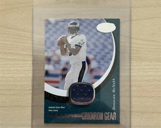 2000 Donruss Gridiron Gear Donovan McNabb Certified Game Worn Jersey 288/300