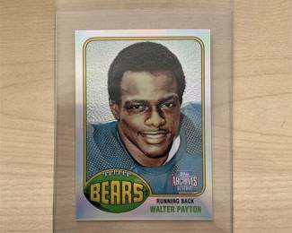 2001 Topps Archives Reserve #148 Walter Payton Refractor