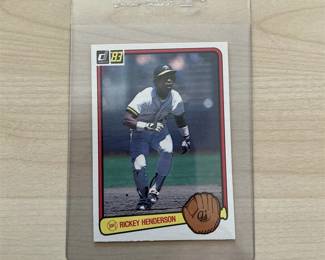 1983 Donruss #35 Rickey Henderson