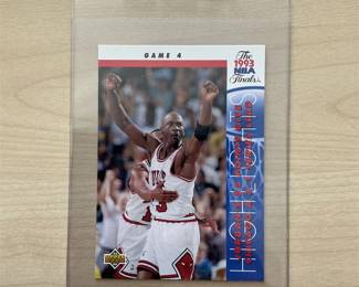 1993 Upper Deck Game 4 NBA Finals #201 Michael Jordan