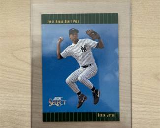 1992 Score Select First Round Draft Pick #360 Derek Jeter Rookie