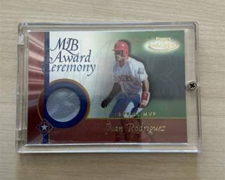2001 Topps Gold Label MLB Award Ceremony Relic #GIR-IR