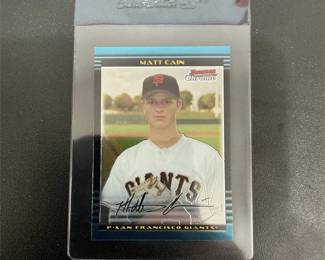 2002 Bowman Chrome #BDP25 Matt Cain Rookie