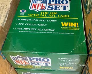 1990 Pro Set Football Green Lot of 4