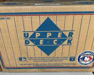 1991 Upper Deck Baseball Case Low Series (20 boxes) - Michael Jordan Baseball RC