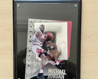 1993 Upper Deck Michael Jordan #4 Team MVP Jumbo Framed LE /7500 Rare