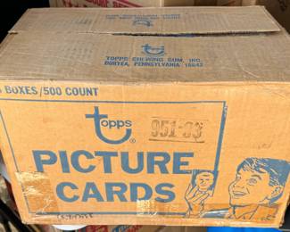 1983 Topps Baseball Factory Vending Box Case (24 boxes) - Tony Gwynn RC