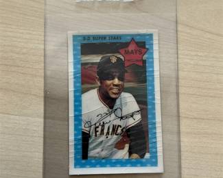 1971 Kellogg 3-D Willie Mays #10 Giants