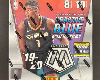 2019-20 Panini Mosaic Basketball Factory Sealed Mega Box Rare Ja Morant Zion RC