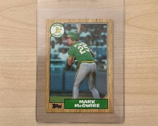 1987 Topps #366 Mark McGwire