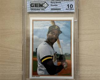 1987 Topps #30 Barry Bonds Rookie All Star Glossy Graded GEM-MINT 10