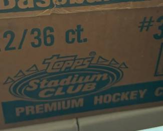 1991 Stadium Club Hockey Case (12 boxes) Wayne Gretzky