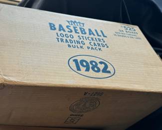 1982 Fleer Baseball Factory Vending Box Case (24 boxes) - Cal Ripken RC