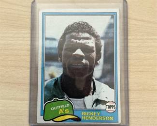 1981 Topps #261 Rickey Henderson