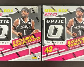 2019-20 Panini Donruss Optic Mega Box Factory Sealed (Lot of 2) Zion Morant RC