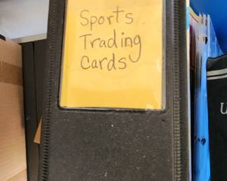 Hundreds of sports cards all sports