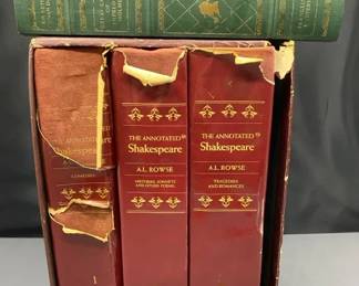 The Annotated Shakespeare Vol 1, 2, 3, Edgar Allen Poe And The Great Cases Of Sherlock Holmes