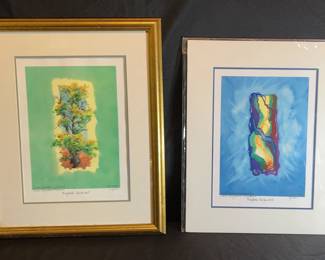 Clara Elizabeth Whitaker, Keyhole Series 5 7 Watercolor