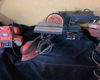 Sanders Lot Belt Sander Hands held Sander Black Decker Craftsman Skil