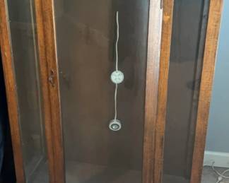 003 Large Wooden Glass Display Cabinet