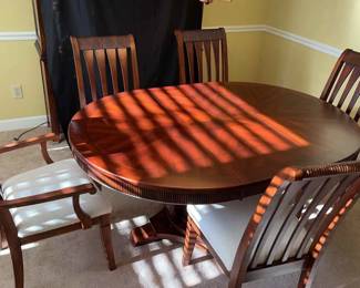Wooden Table And 5 Chairs