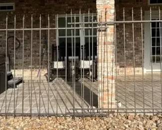 HeavyDuty Steel Security Fencing  Elegant  Robust... This is a Great Find