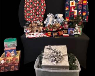 HUGE Holiday Haul Designer Christmas Suits, Vintage Decor, Ornaments, and More