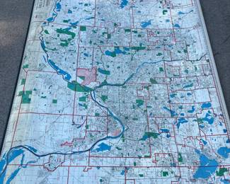 4'x6' Hudson Wall Map of the Twin Cities 11th Edition 9th Edition